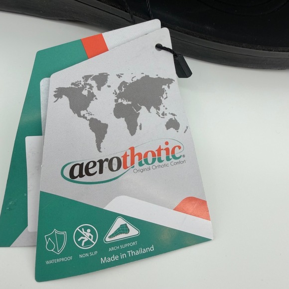 Aerothotic Womens Flip Flops Thong Sandals Plum Orthotic Comfort Size 9 - Picture 5 of 10